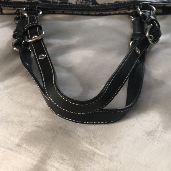 COACH SIGNATURE WOVEN JACQUARD BLACK/GRAY BAG👜 - Picture 9 of 9